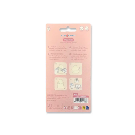 Imaginovo Bloc Notas Adhesivas con Mensaje Trasero Perro 20 Hojas 85x164 mm