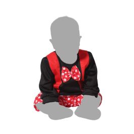 Disfraz Ratoncito Cuento Bebé 24 Meses Mono Completo Pantalones Rojos Lunares Blancos