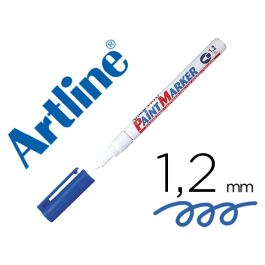 Rotulador Artline Marcador Permanente EK-440 XF Azul - Punta Redonda 1.2 mm - Metal, Caucho y Plástico Precio: 40.59000055. SKU: B19VZWWHMN