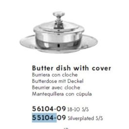 ELITE Tapa de Copa para Mantequilla, Plateada - Orfebrería Precio: 62.50000053. SKU: B19Z2TCJS2