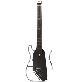 Donner Hush-I Guitarra Eléctrica Negra, Cuerpo de Caoba, Diseño Sin Pala, Silenciosa para Practicar Precio: 257.79000027. SKU: B17CYJYMB9