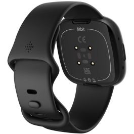 Fitbit Versa 4 Smartwatch Grafito con GPS, Pantalla Táctil, Monitor de Frecuencia Cardíaca y SpO2, Resistente al Agua 50m