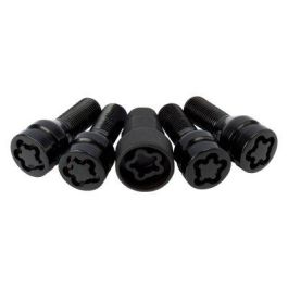TOR9951 Tornillos Antirrobo 4 Unidades 14x125 L28 17-19 Black Chrome Compatible MINI, X5, X6, Serie 7 TOR9951 Tornillos Antirrobo 4 Unidades 14x125 L28 17-19 Black Chrome Compatible MINI, X5, X6, Serie 7