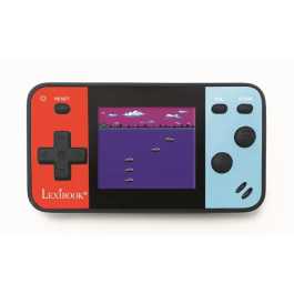 Lexibook Consola Portátil Mini Cyber Arcade - Pantalla 1.8'' - 150 Juegos Clásicos 8 bits - Volumen Ajustable - Diseño Bolsillo