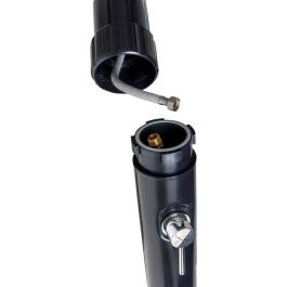 Gre Ducha Solar AR1020P 20L Acabado Negro PVC Jardín