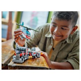 LEGO Creator Camión Plataforma con Helicóptero 31146 Juego de Construcción con 270 Piezas para Niños a partir de 7 años