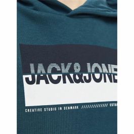 Sudadera con Capucha Hombre Jack & Jones Jjnolan Azul High Drama