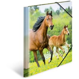 HERMA Carpeta A4 Caballos Polipropileno