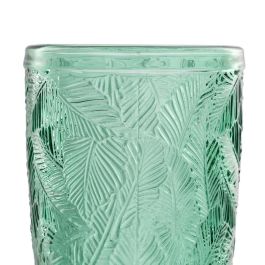 Vaso Verde Cristal Decoración 8 X 8 X 13 cm