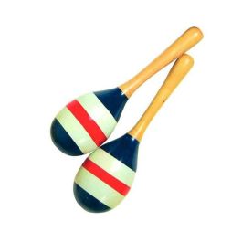 Maracas de madera pintada Precio: 7.7319. SKU: S2425189