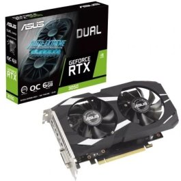 Asus Tarjeta Gráfica Dual GeForce RTX 3050 OC Edition 6GB GDDR6 90YV0K60-M0NA00 Precio: 272.89000046. SKU: B1H3G58E3H