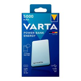 Varta Power Bank 5000mAh con Puerto USB Tipo C, 4 Puertos, Carga Rápida, Diseño Elegante