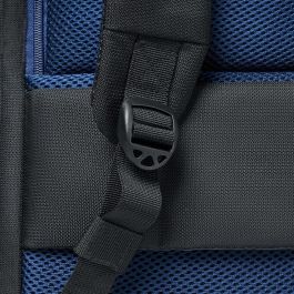 Rivacase 8425 Mochila ECO para MacBook Pro 16 y Portátiles 14" - Negro, Tela/Neopreno/Poliéster con Protección