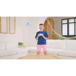 Bizak Dron Acrobático Neon con Transmisión 2.4GHz, 3 Canales, Luces LED Azul y Verde, Edad Recomendada +3 Años