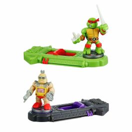 Moose Toys MOO0630996152454 Figuras Akedo: Raphael vs Rocksteady