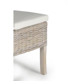 GINER Y COLOMER - Lote de 2 Sillas de Rattan con Cojín, Color Gris, Altura Asiento 47 cm