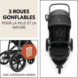 HAUCK HAU4007923148594 Cochecito todoterreno RAPID 3 Air - 3 Ruedas Plegado con una Mano Negro