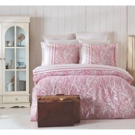 Juego de cama ASI8683342464284 - 1 funda nórdica 220x240 cm + 2 fundas almohada 60x60 cm - 100% algodón reforzado - Rosa Precio: 61.49999966. SKU: B19BXGKBYG