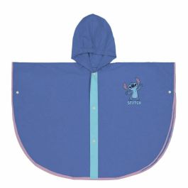 Poncho Impermeable con Capucha Stitch Azul Precio: 11.99352. SKU: S0737980