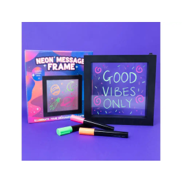 Wondee Marco de mensajes con efecto luz neón iluminado 235x42x245 mm Precio: 28.7738. SKU: B18BS2JXHX