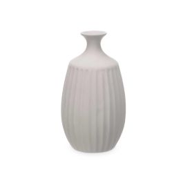 Jarrón de Cerámica Gris Giftdecor - 39 cm de Alto, Cuello Estrecho (2 Unidades) Jarrón de Cerámica Gris Giftdecor - 39 cm de Alto, Cuello Estrecho (2 Unidades)