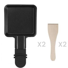 Livoo DOC156N Raclette para 2 personas, 350W, con bandeja de granito extraíble y botón de encendido/apagado