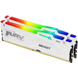 Kingston FURY Beast White RGB EXPO 32GB (2x16GB) DDR5 6000MT/s CL30 DIMM Kit para PC Blanco Precio: 165.5000006. SKU: B15NZT8CNG
