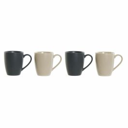 Mug Scandi DKD Home Decor Beige Gris Oscuro 13 x 31 x 19 cm Set de 4 Precio: 24.95000035. SKU: S3026064