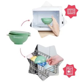 Badabulle Set 5 Cuencos 330ml Antideslizantes con Tapas y 3 Cucharas Blandas. Ideal para Bebés +4 Meses, Apto Microondas, Congelador, Sin BPA. Badabulle Set 5 Cuencos 330ml Antideslizantes con Tapas y 3 Cucharas Blandas. Ideal para Bebés +4 Meses, Apto Microondas, Congelador, Sin BPA.
