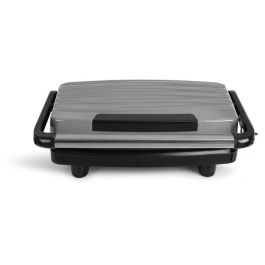 Livoo DOC232G Parrilla compacta 23x15cm, antiadherente, placas ranuradas, bisagra ajustable, indicador luminoso, almacenamiento vertical Livoo DOC232G Parrilla compacta 23x15cm, antiadherente, placas ranuradas, bisagra ajustable, indicador luminoso, almacenamiento vertical