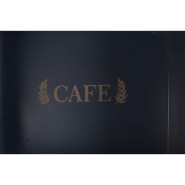 DKD Home Decor Paris 2023 Vitrina Atlantico Azul Marino Marron 44 x 199 x 141.5 cm Paulownia Cristal