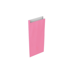 Basika Sobre Papel Celulosa Rosa XS con Fuelle 120x250x30 mm Paquete 25 Unidades