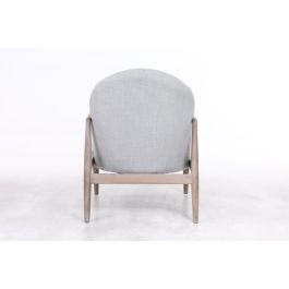 DKD Home Decor Butaca Moderno Gris Claro Natural 69 x 89 x 68 cm