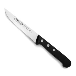 Arcos Cuchillo de Cocina Serie Universal 130 mm Acero Nitrum® Mango Polioximetileno Negro Remaches Inox Bactiproof Silver Precio: 12.50000059. SKU: B1EAKQK6FY