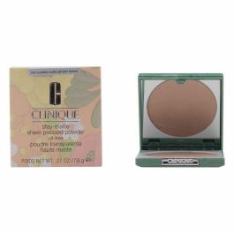 Clinique #03-stay beige STAY MATTE SHEER Polvos Compactos Acabado Mate Sin Aceites para Piel Mixta a Grasa Hipoalergénico 7,6 g