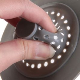 Je cherche une Idee Filtro Fregadero Silicona Acero Inoxidable con Drenaje Ingenioso Flexible e Higiénico Duradero 6 cm