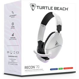 Turtle Beach TUR1712103044424 Auriculares Gaming Multiplataforma Recon 70P Blancos