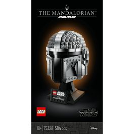 LEGO 75328 Star Wars The Mandalorian Helmet Kit de Modelo Coleccionable para Construir, Decorar y Regalar para Adultos