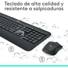 Teclado Logitech Negro Qwerty Español