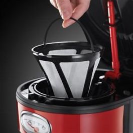 Cafetera De Goteo Retro Ribbon Rojo RUSSELL HOBBS 21700-56