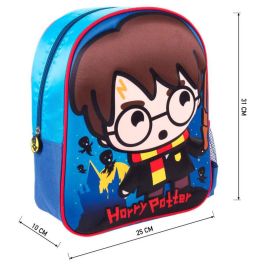 CERDÁ Mochila 3D Harry Potter 31cm, Poliéster y EVA, 25x31x10cm