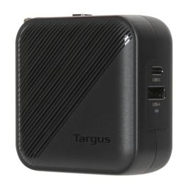 Targus APA803GL Cargador Universal para Dispositivos Móviles, Carga Rápida 65W, Doble Salida USB-C, Interior, Negro Precio: 50.49999977. SKU: S5616669