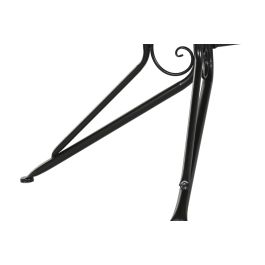 DKD Home Decor Mesa Comedor Terraza Y Jardin Stones Multicolor Negro 70x75.5x140 cm