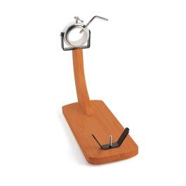 Quid Jamonero Codo Metal Pedroches Madera 33x21x42 cm
