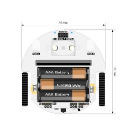 Robot Coche Micro:Bit Smart Cutebot Sin Robot Coche Micro:Bit Smart Cutebot Sin