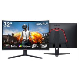 Koorui G3221SC Monitor Gaming Curvo QHD 80 cm (31,5 Pulgadas) 1 ms Negro Precio: 228.9441. SKU: B12KQ76SH7