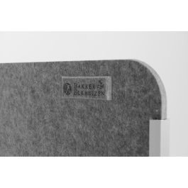 BakkerElkhuizen BE Safety Screen Rückseite W180H60 Pantalla de Seguridad Fieltro PET Gris Claro 180x60cm