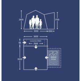 Kampa Cross AIR Toldo Hinchable Autoportante 3 Metros