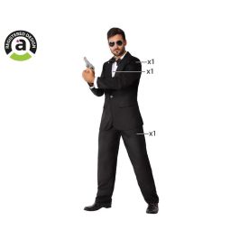 Disfraz Agente Secreto Hombre Adulto XL Traje Negro Chaqueta Pantalón Camisa Precio: 17.5000001. SKU: B1G7QY56PV