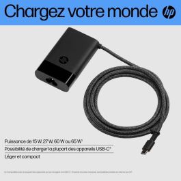 HP Cargador de Portátil USB-C 65W Compacto para la Mayoría de Dispositivos USB-C
